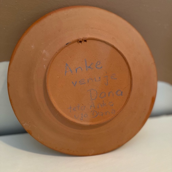 ✨Mexican Red Clay Decorative Plate✨ - Picture 2 of 3